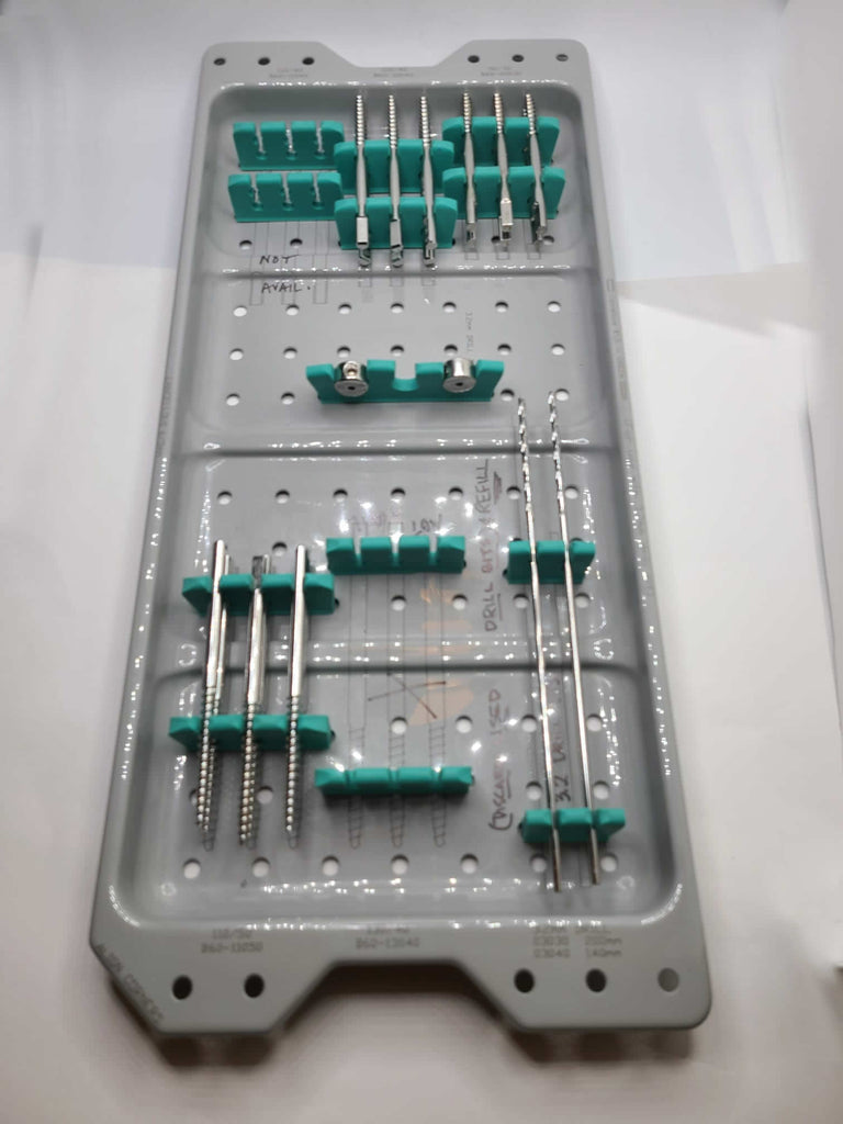 DynaFix System Cancellous 6/5 & Auxiliary Cortical Bone Screws Kit Set Ebi fix