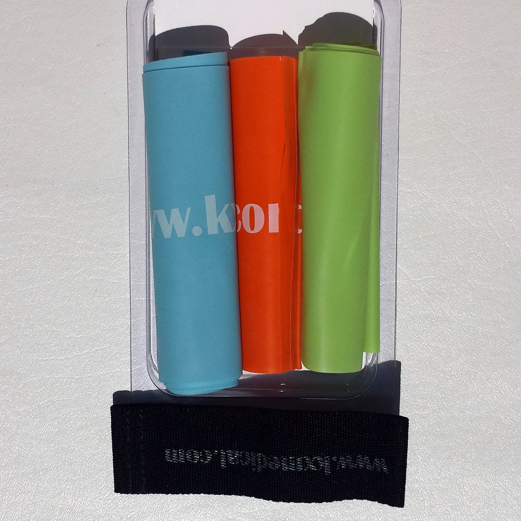 MICROGYM Elastic Fitness Resistance Bands Exercise 5 'long - 3 band 5 Feet Long