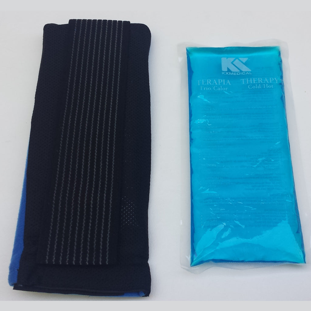 Cold & Hot Therapy Reusable Strap with 2 Gel Pack for Head Neck Pain Relief NEW