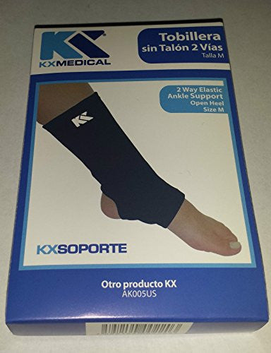 2-Way Elastic Compression Ankle Sleeve Support Brace Pain Relief Injury Arthritis (S)