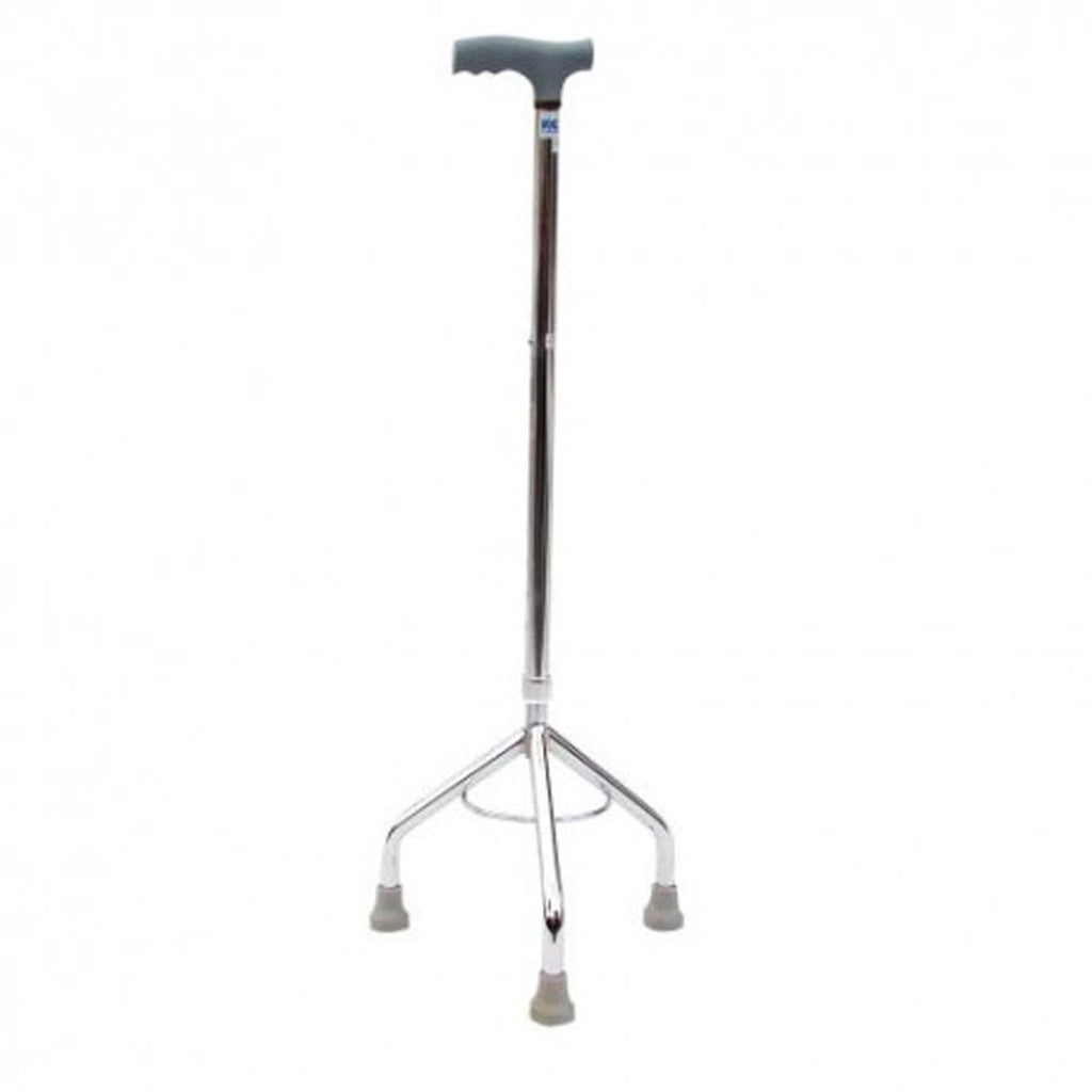 Three Legs Cane Aluminum Walking Adjustable Stick Lightweight Silver, Unique