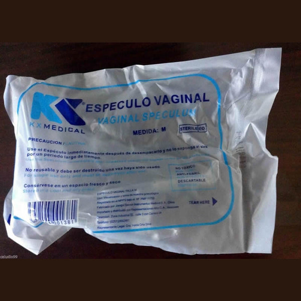 Speculum Vaginal Jetable Stérile Taille L - Transparent, Plastique, Usage Unique - VIAMED 15110