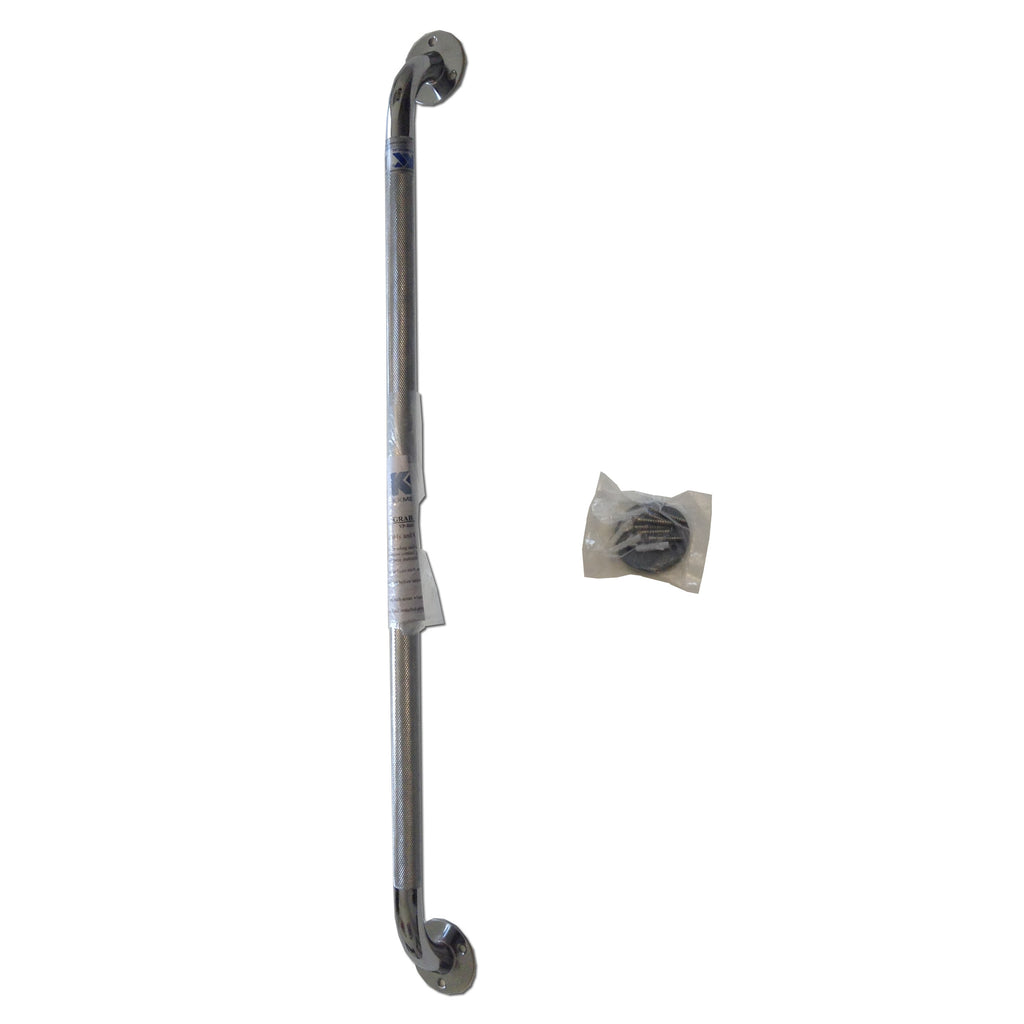 Pair of Safety Bathroom Grab Bar, Powder Coated Steel, 16 Inches