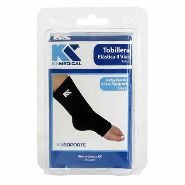 4-Way Elastic Compression Ankle Sleeve Brace InjuRed Pain (M)