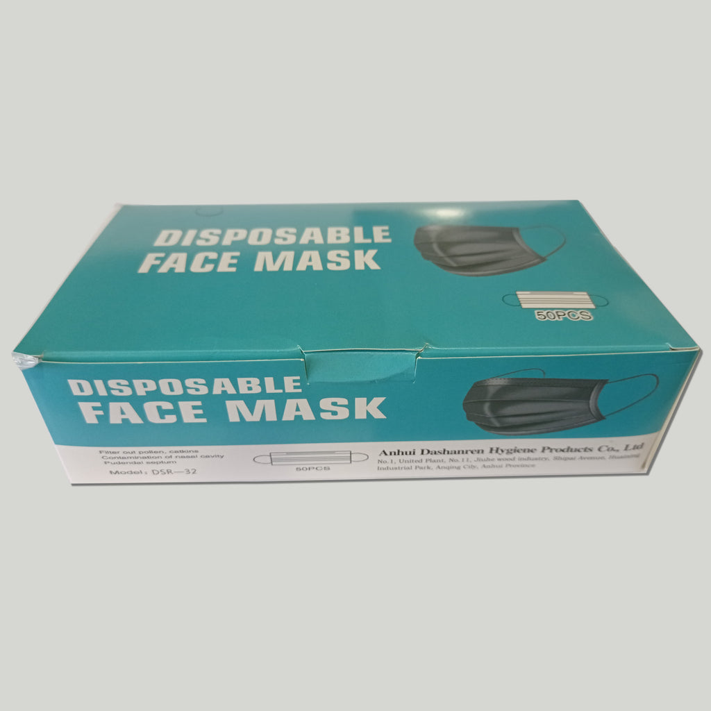 Disposable Face Mask With Filter Out Pollen 3 Ply Earloop