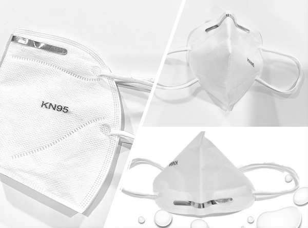 KN95 Face Masks CE/ECM Certified, GB2626 Standard White Color (10)