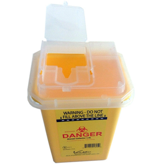 Sharps Container 7.0 Litres, Red - Yellow Color