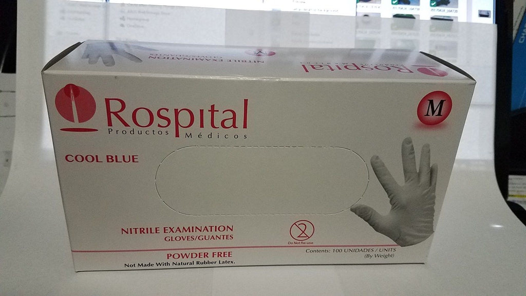 Nitrile Medical Gloves Disposable BLUE Powder & Latex Free Exam Choose Size 400