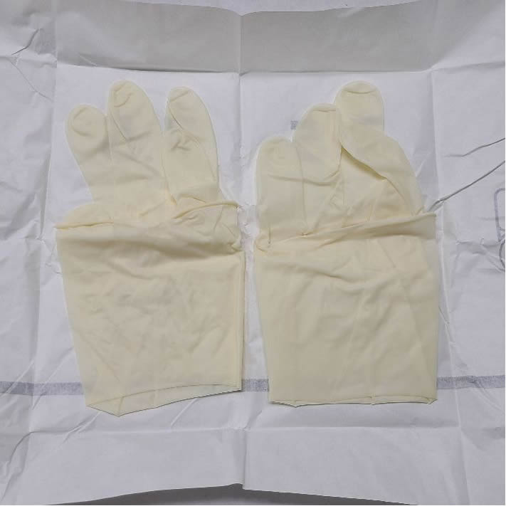 Latex Surgical Gloves Disposable Powder Free Sizes 6.5, 7, 7.5 & 8 10 Pairs